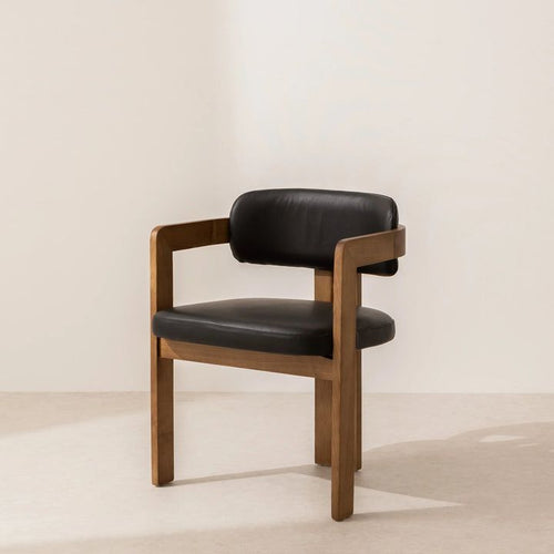 Ash Leather Dinning Chair