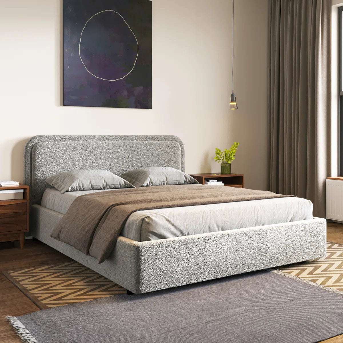 Boucle Bed