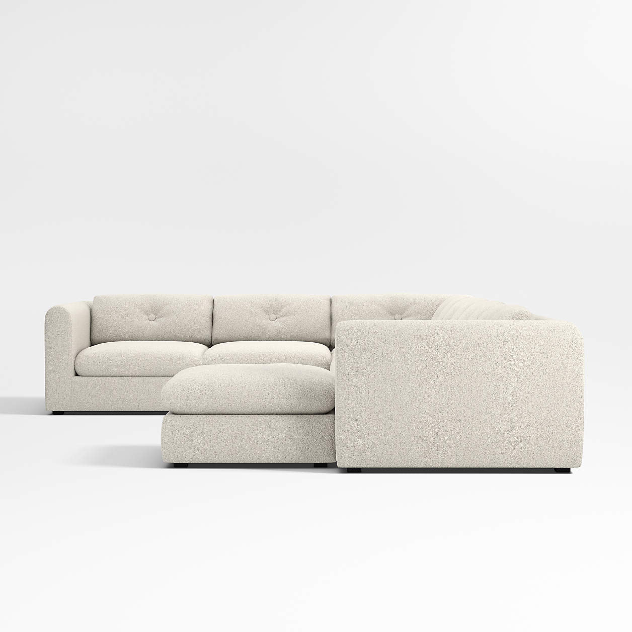 Aurora 5-Seater U-Shaped Sofa with Daybed