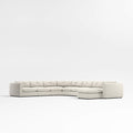 Aurora 7-Seater Curve Sofa with Daybed