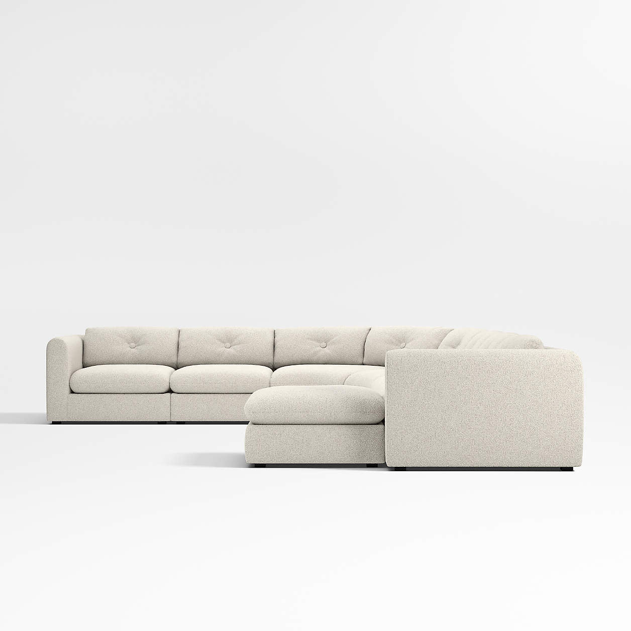 Aurora 7-Seater Curve Sofa with Daybed