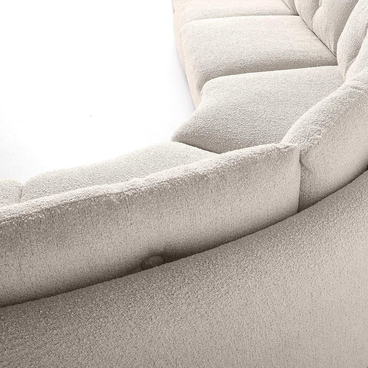 Aurora 7-Seater Curve Sofa with Daybed