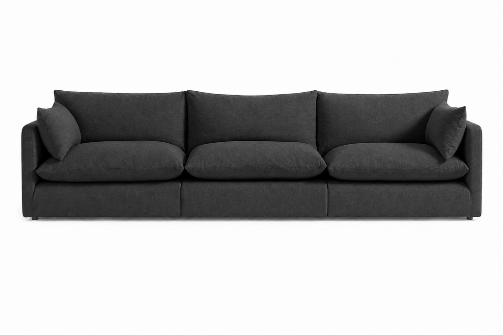 Nadia 3-piece modular Sofa (Charcoal)