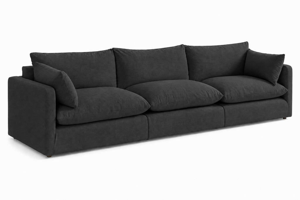 Nadia 3-piece modular Sofa (Charcoal)