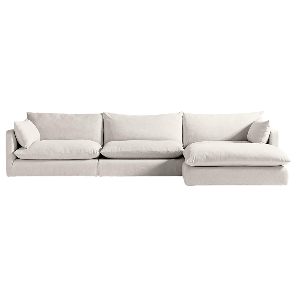 Nadia 3-piece Modular Sofa with Ottoman