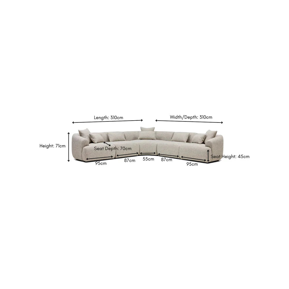 Omari Curve Sofa